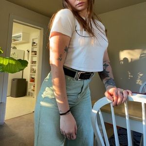 Free People Wide Leg Corduroy Pant